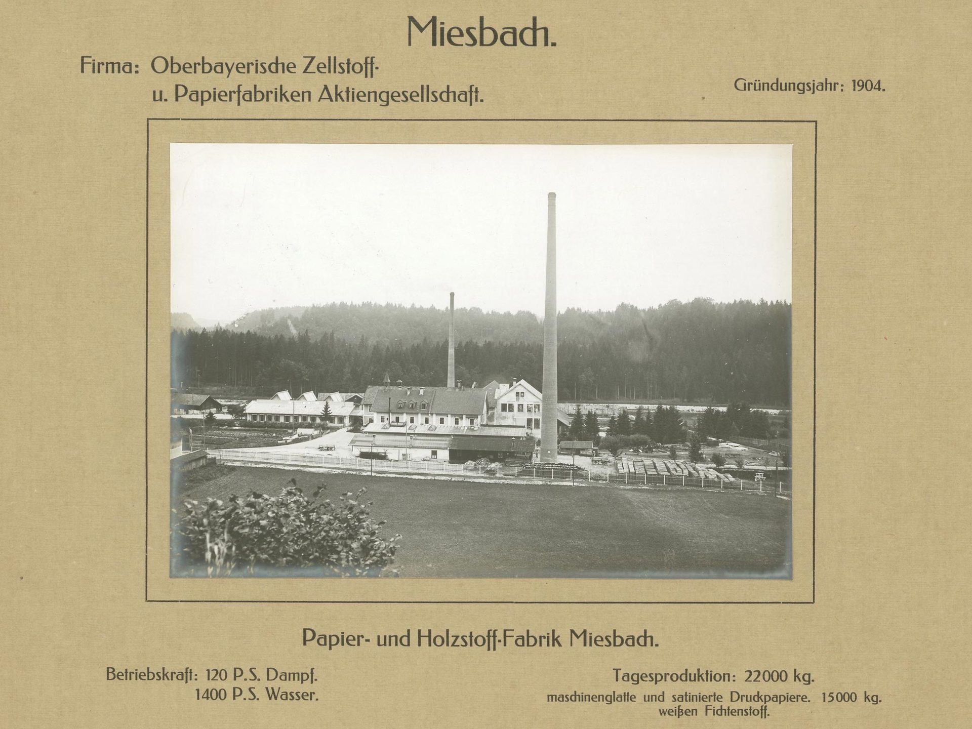 Papier- und Holzstoff-Fabrik Miesbach