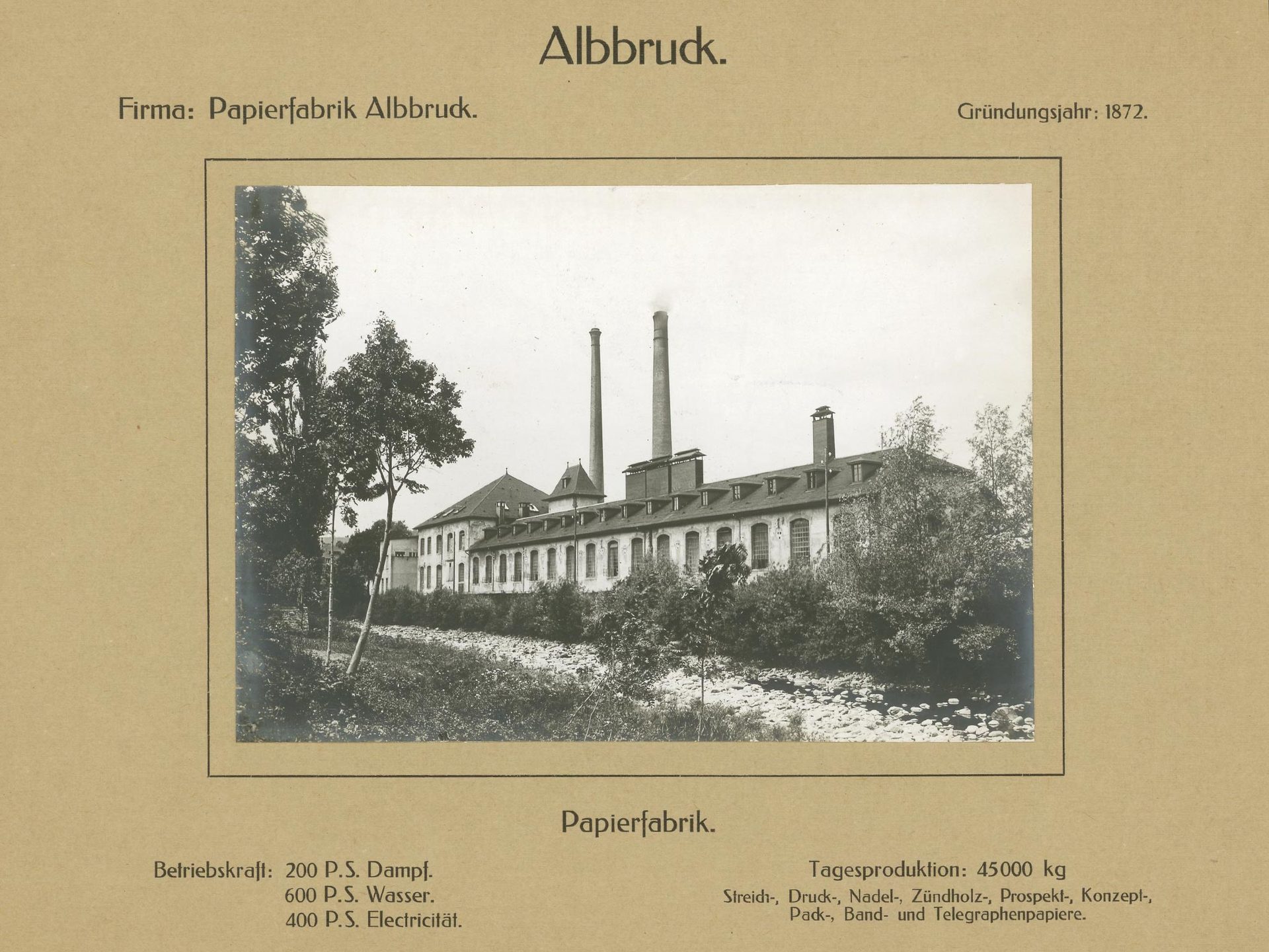 Papierfabrik Albbruck