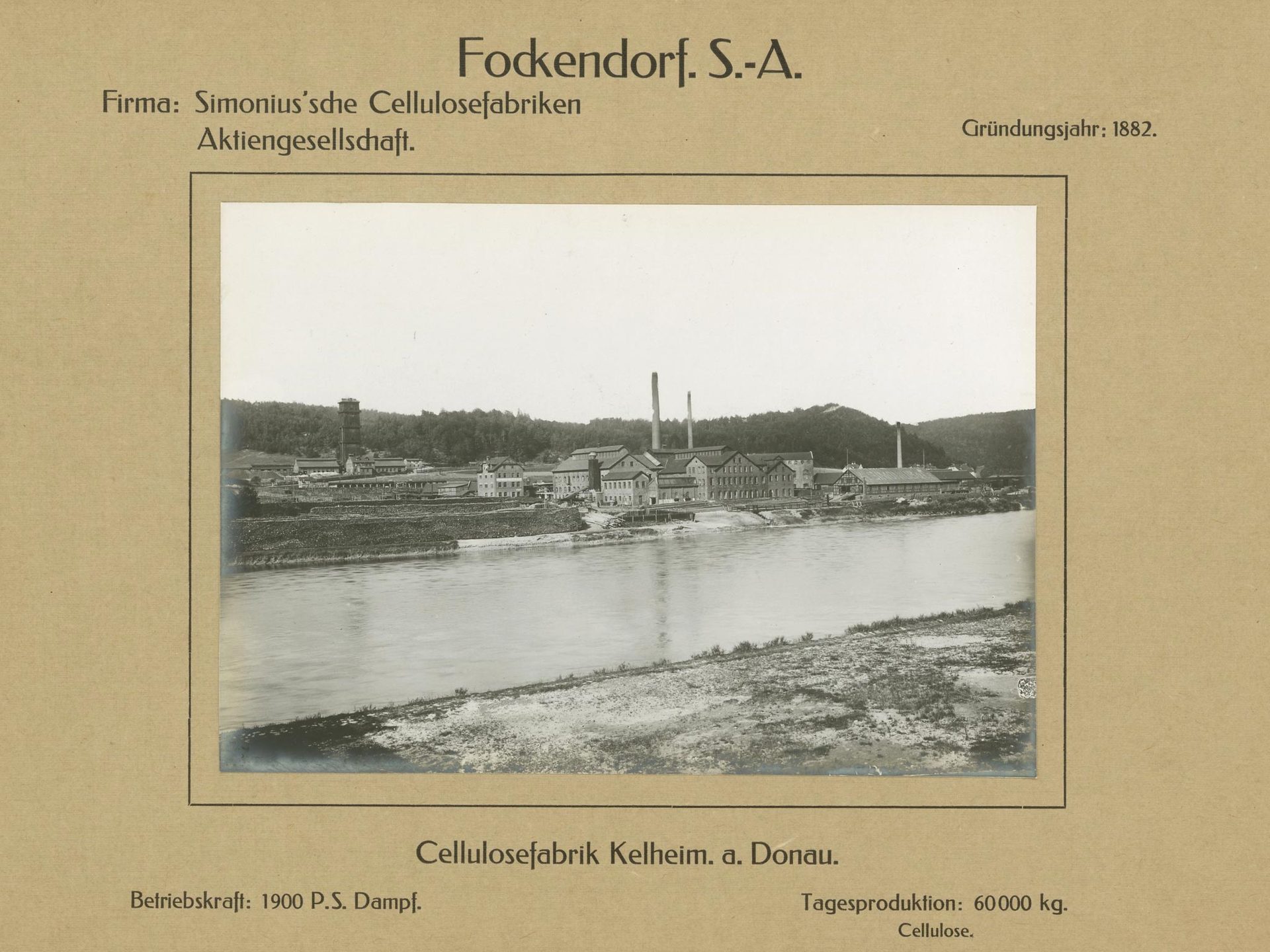 Cellulosefabrik Kelheim an der Donau