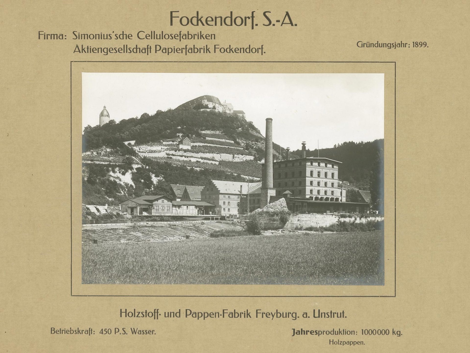 Holzstoff- und Pappen-Fabrik Freyburg an der Unstrut