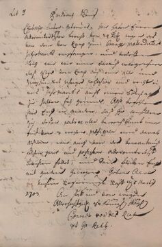 Briefabschrift an den preußischen König Friedrich I. vom 05.03.1703, Gräflich von Spee'sches Archiv Ahausen, Aktenbestand Crange.jpg