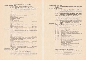 Festschrift '500 Jahre Dorf Crange und Cranger Kirmes', Veranstaltungsfolge, 1935.jpg