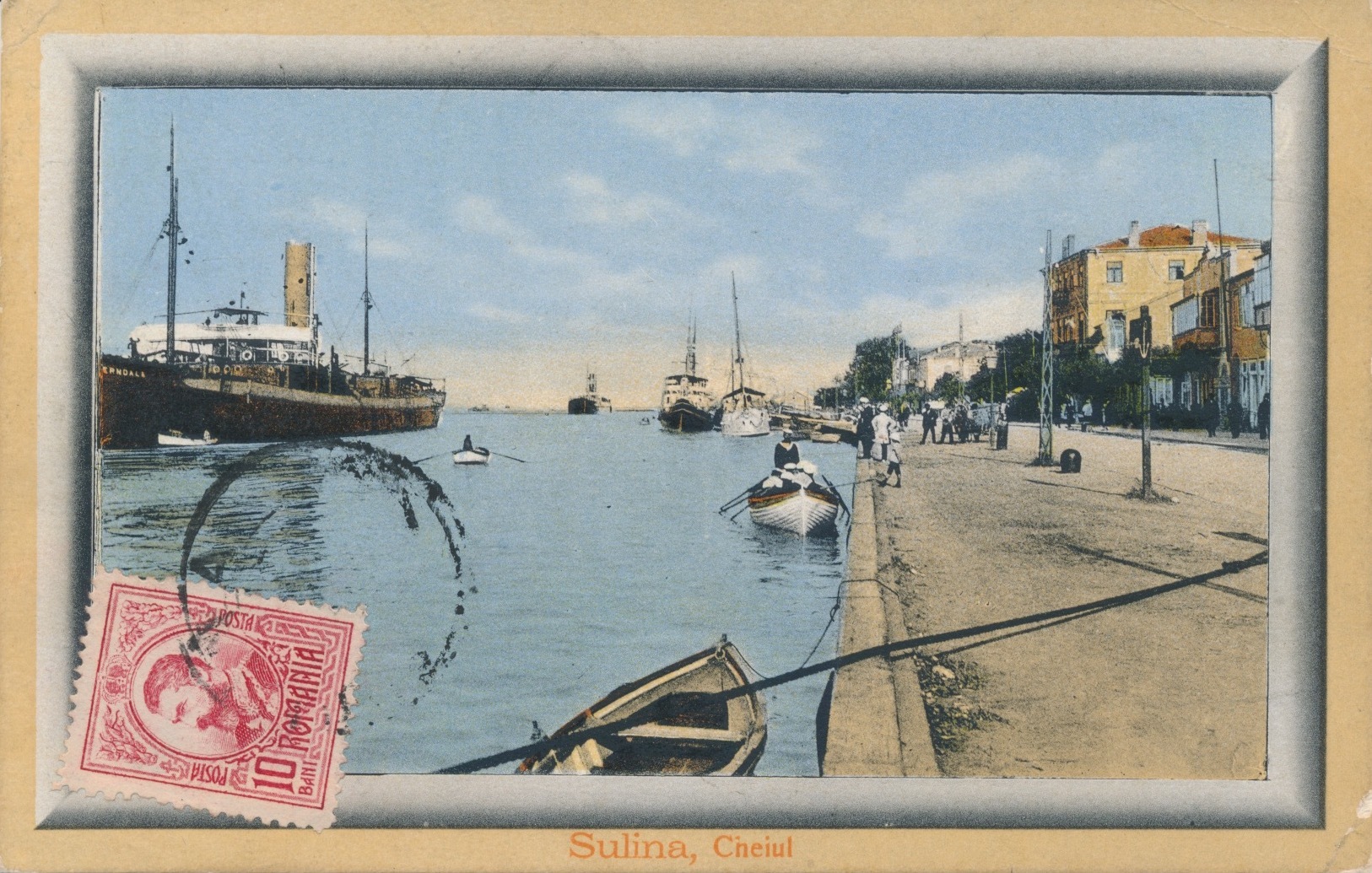 2_Postkarte Sulina, Hafen, um 1920.jpeg