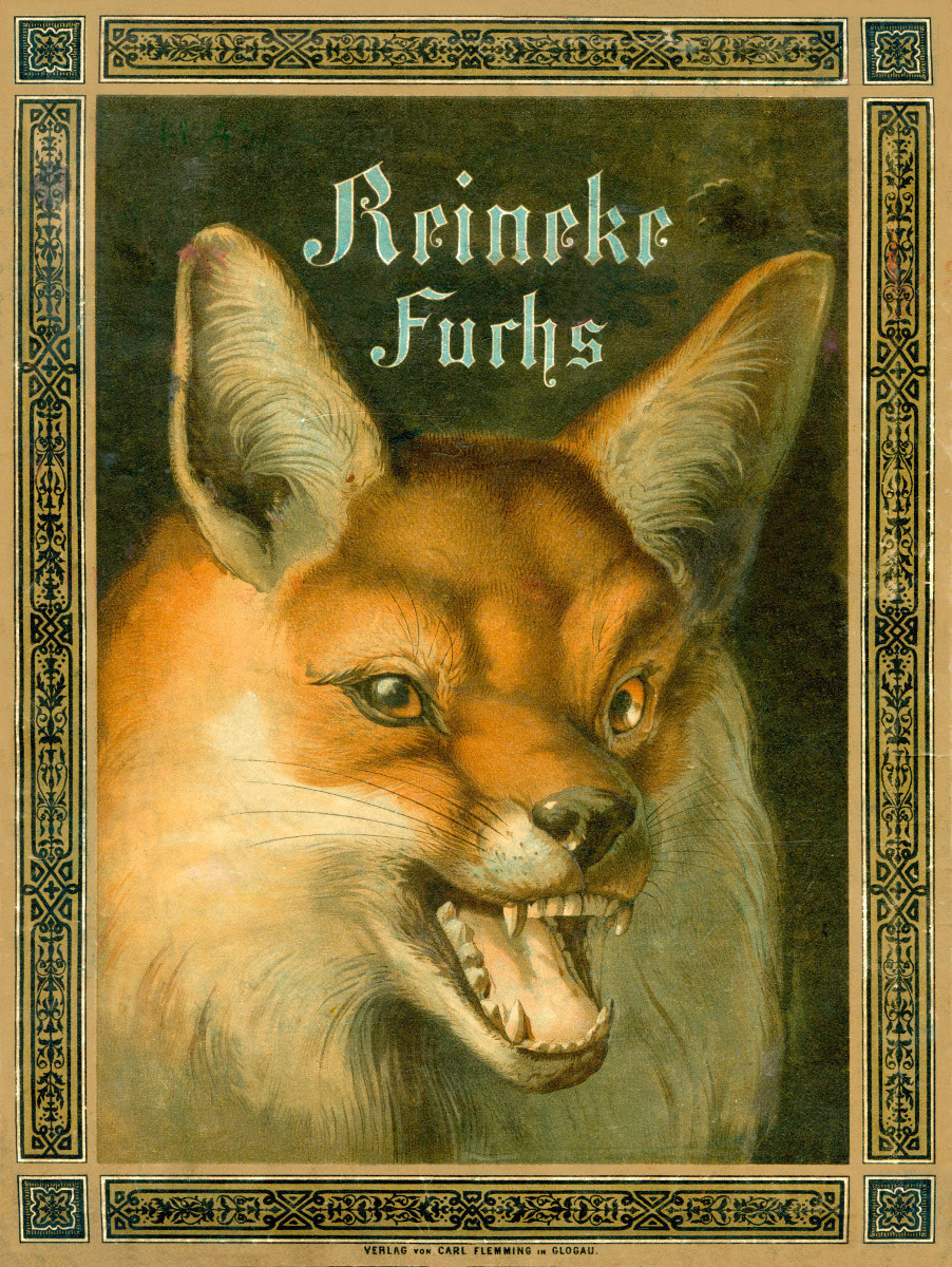 Reineke Fuchs. Ein heiteres Kinderbuch (Freie Nachdichtung des niederdeutschen Reinke de Vos.). Mit 12 Bildern von Fedor Alexis Flinzer, Glogau 1881.