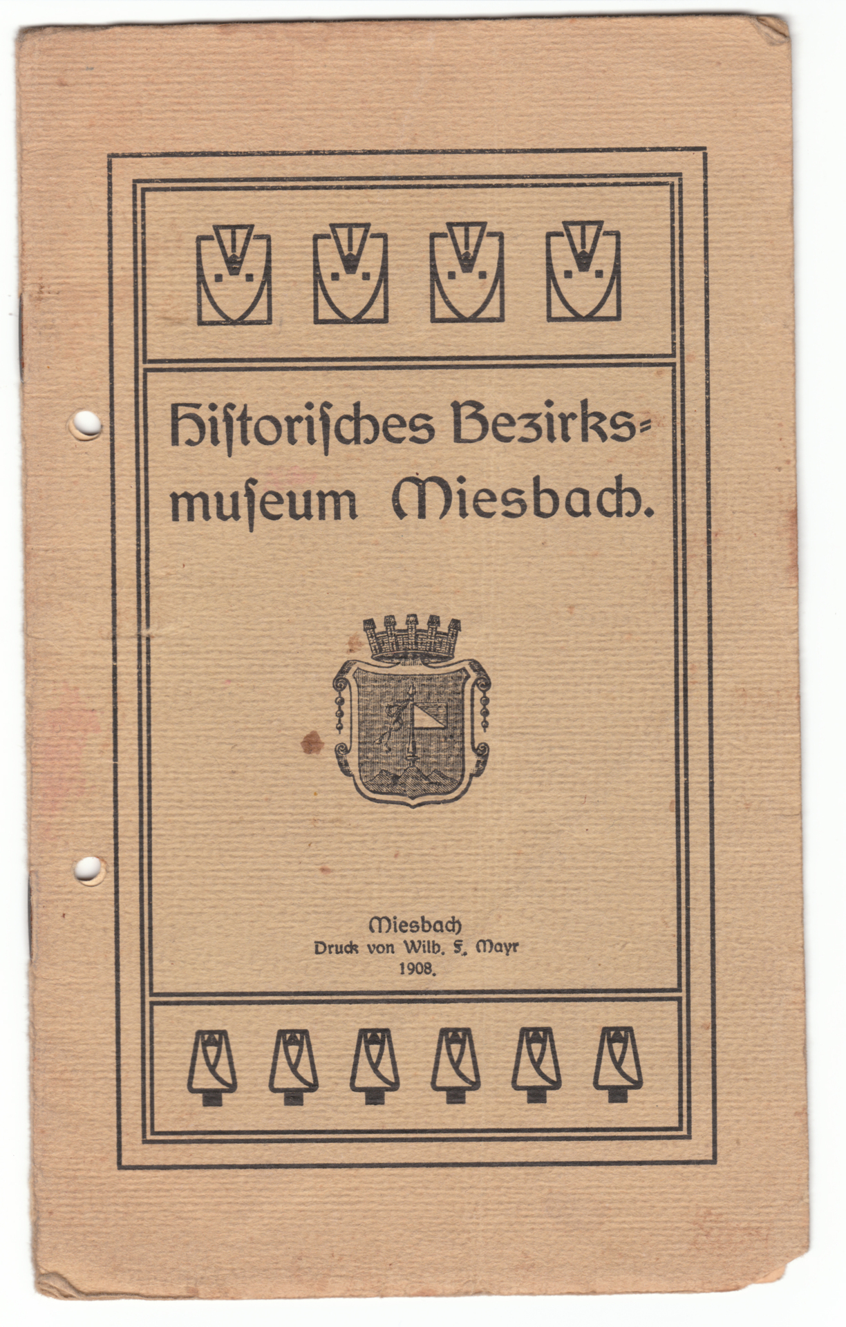 29 Führer Historisches Bezirksmuseum Miesbach 1908 Titelseite G.jpg