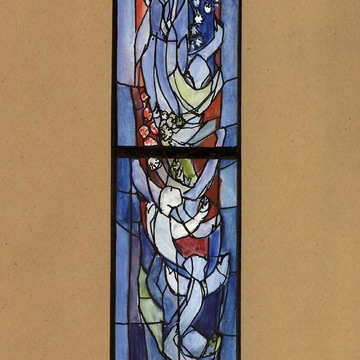 04-0130-VorlassEJKlonk-EntwurfzweiChorfensterEvLuthJubilaeumskircheTokyoJapan1996.jpg