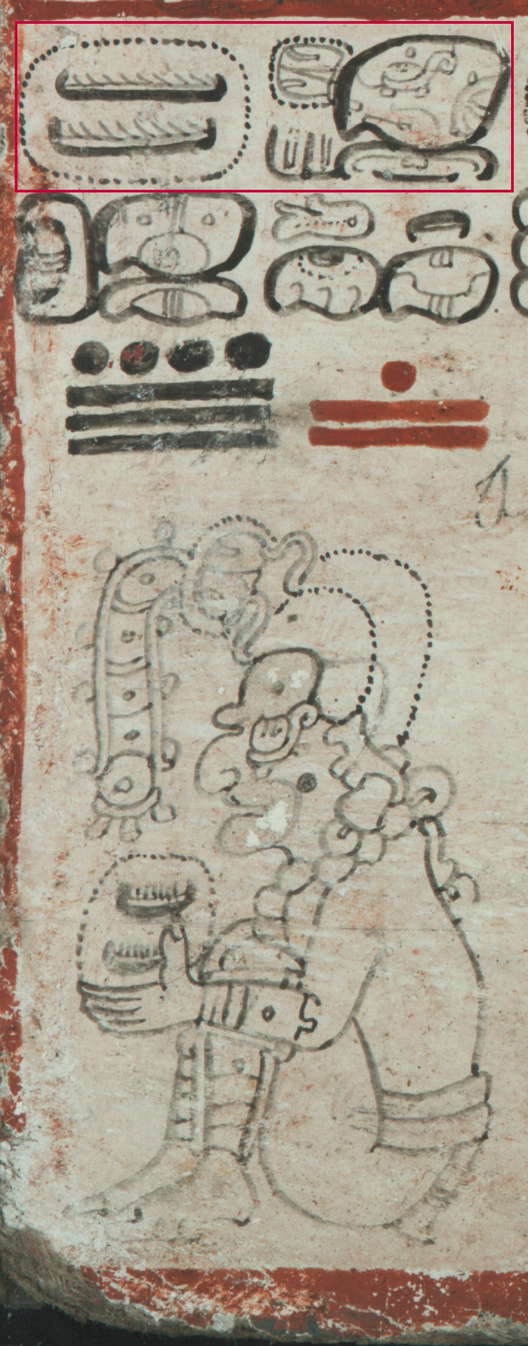 Codex Dresdensis: Schöpfergott Itzamnaij