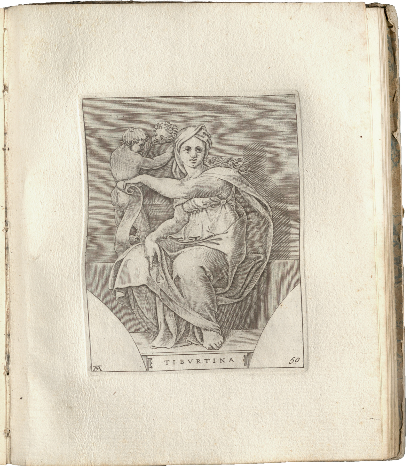 Pitture dipinte nella volta della Cappella Sistina nel Vaticano,1773_Detail.png