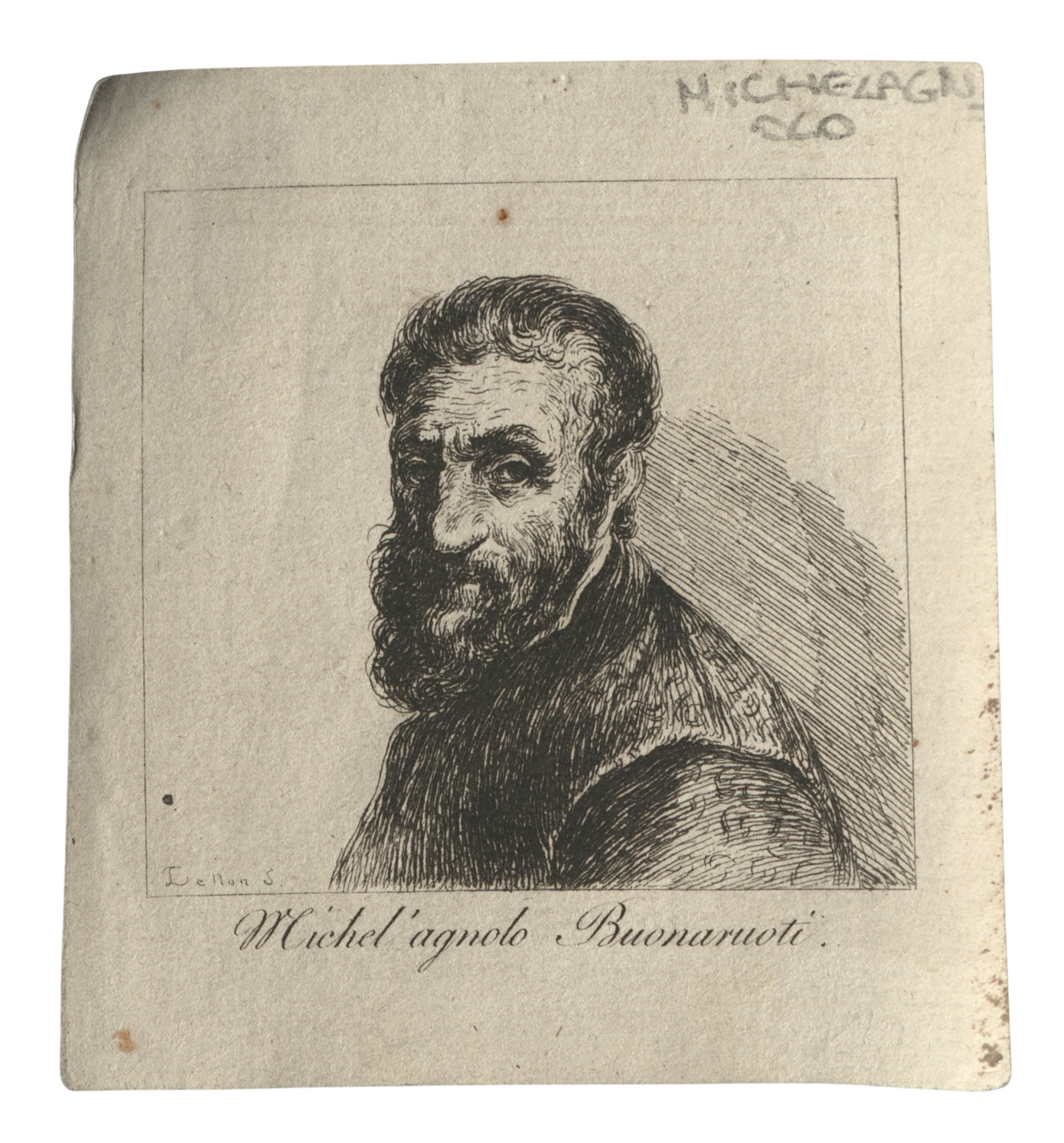 Dominique-Vivant Denon, Bildnis Michelangelos, Paris [ca. 1789].png
