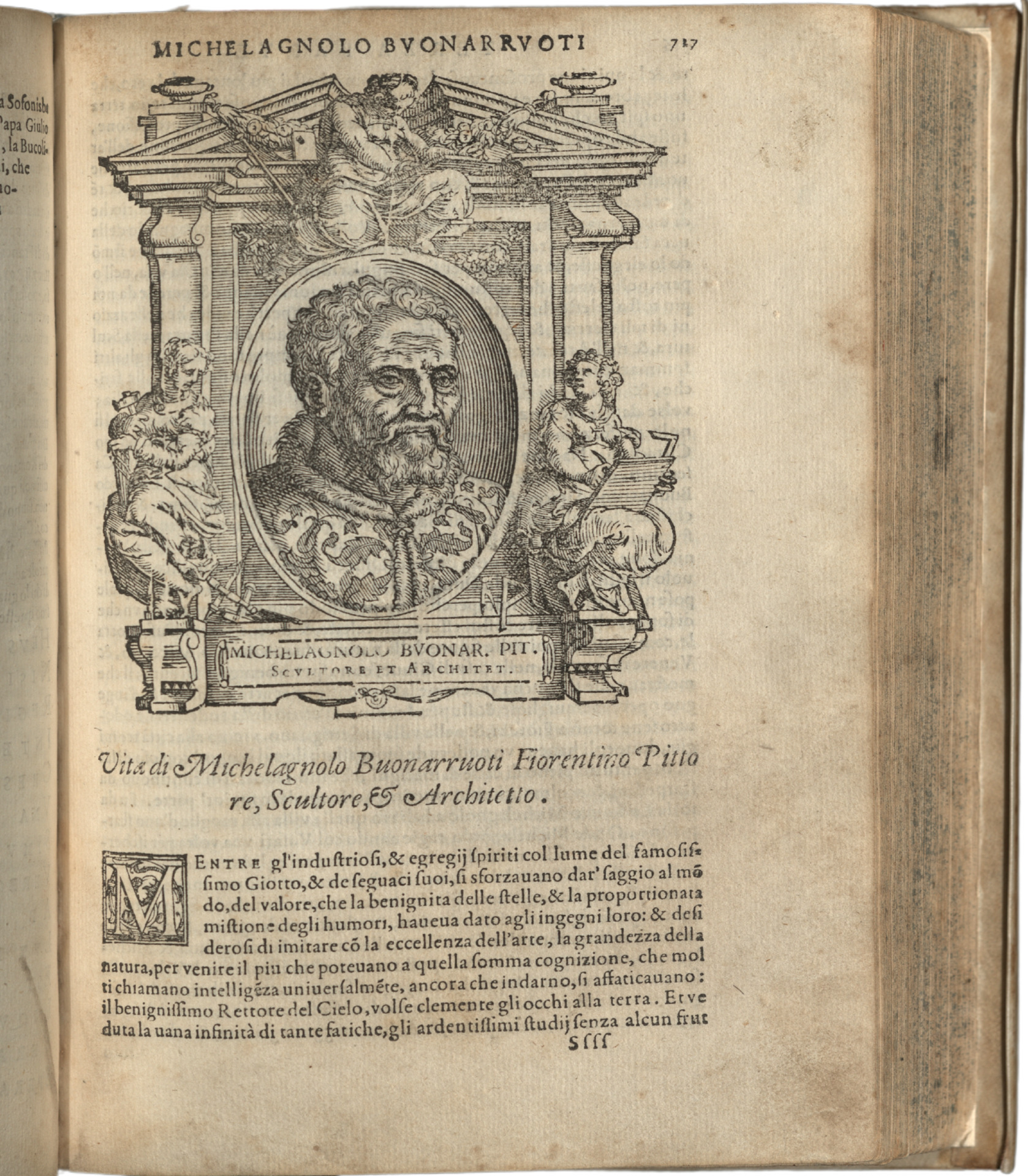 Giorgio Vasari, Le vite de' più eccellenti pittori, scultori, e architettori, Bd. 3,2, Florenz Giunti 1568. S. 717_beschn.png