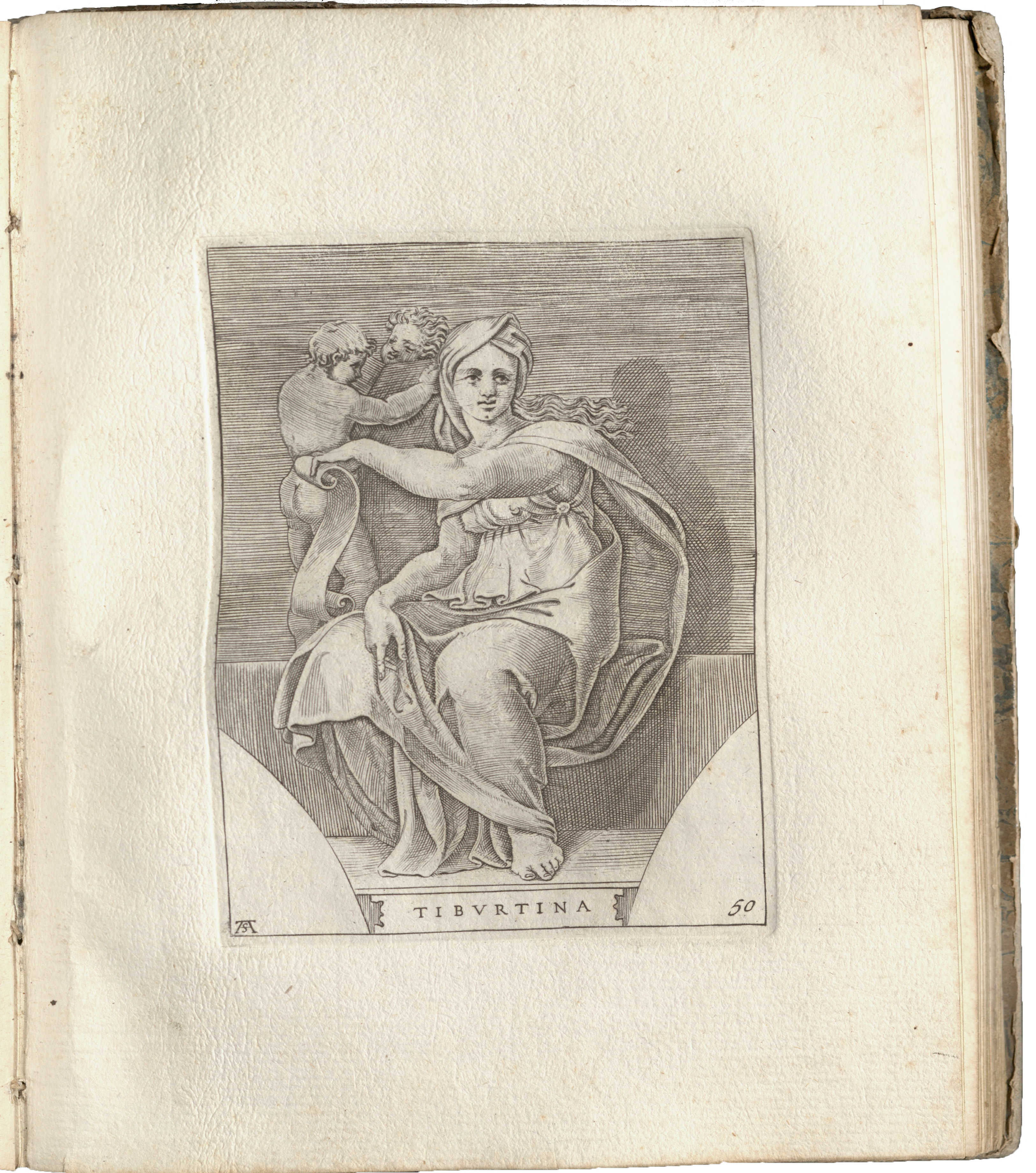 Pitture dipinte nella volta della Cappella Sistina nel Vaticano,1773_Detail.png