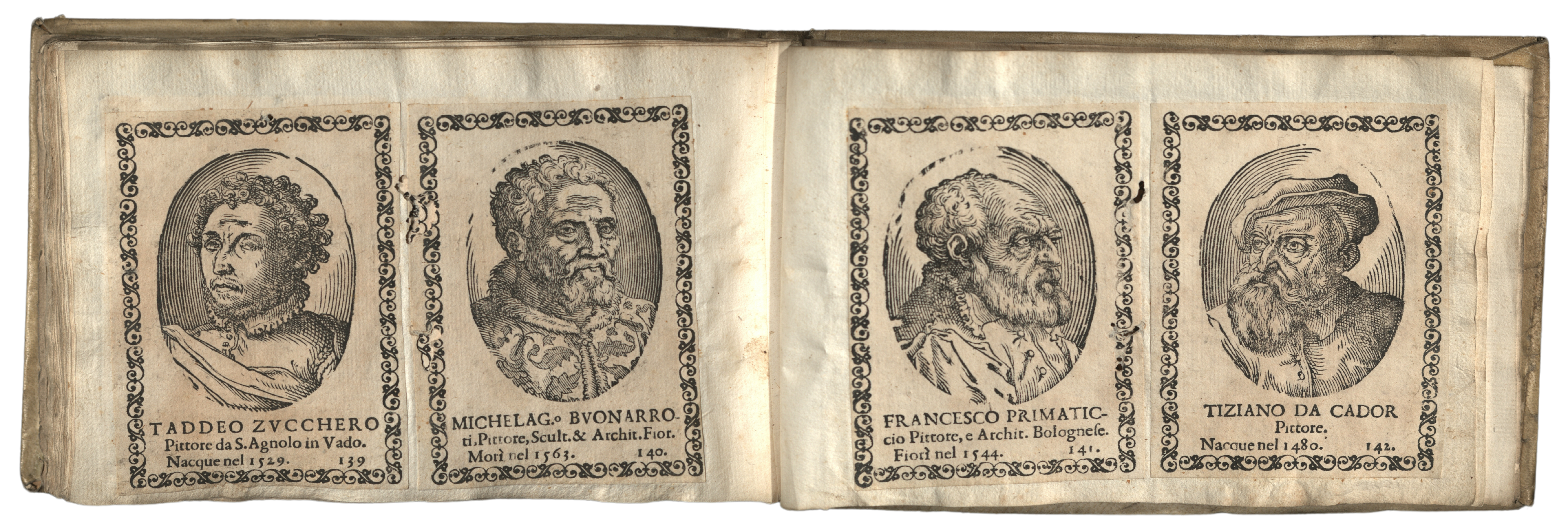 Simone Ciotti, Effigie di celebri pittori, scultori et architetti la cui vita fu descritta dal Signor Giorgio Vasari, Florenz G.png