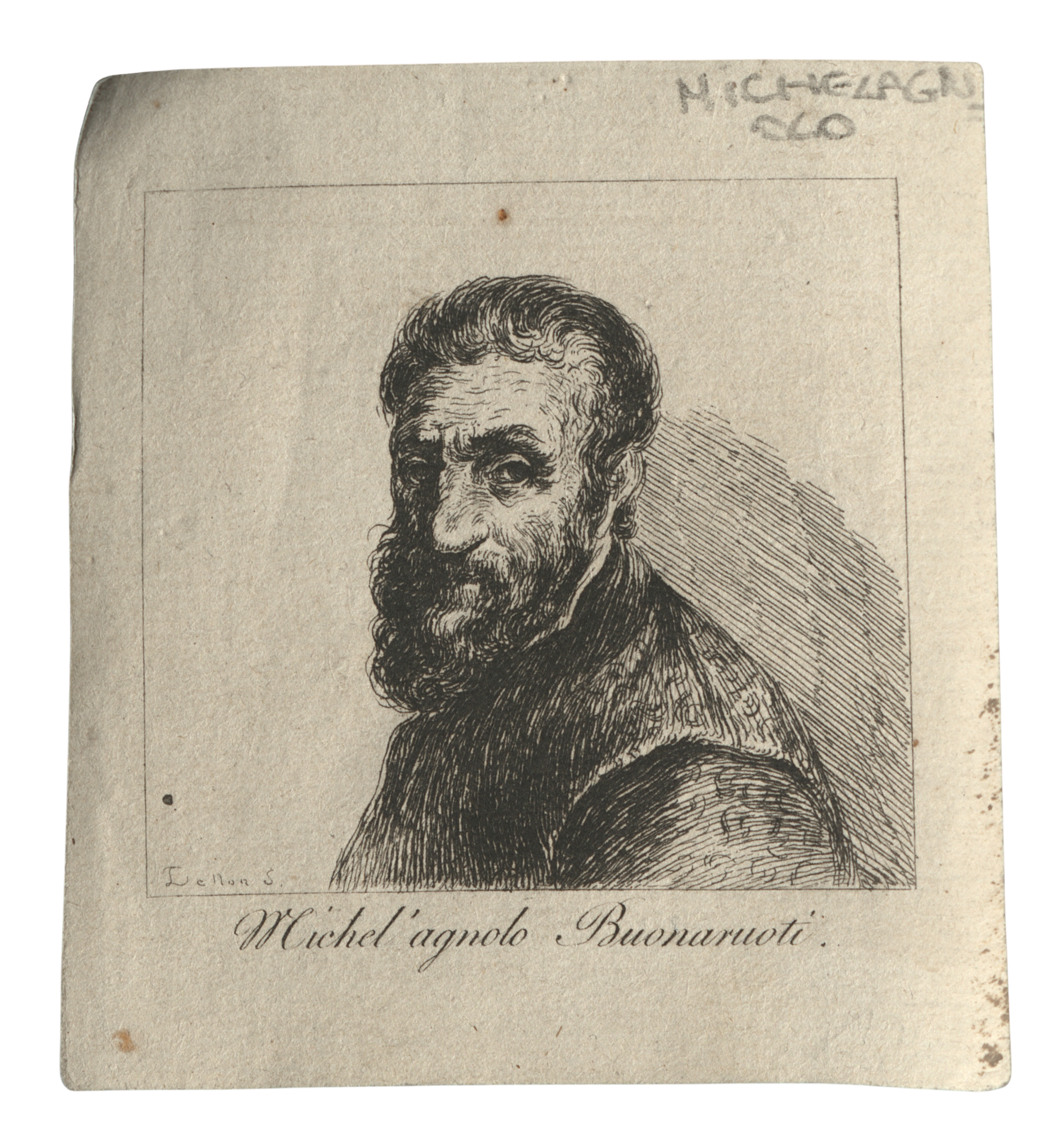 Dominique-Vivant Denon, Bildnis Michelangelos, Paris [ca. 1789].png