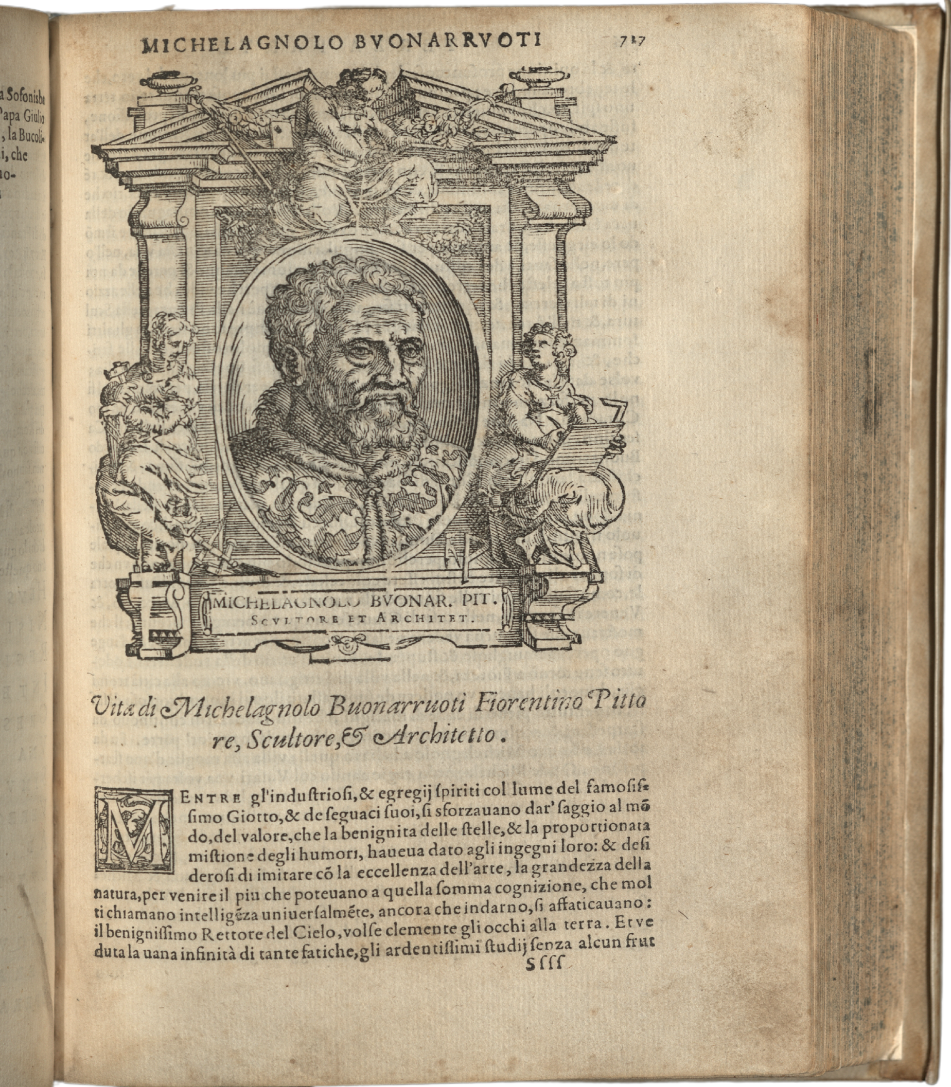 Giorgio Vasari, Le vite de' più eccellenti pittori, scultori, e architettori, Bd. 3,2, Florenz Giunti 1568. S. 717_beschn.png