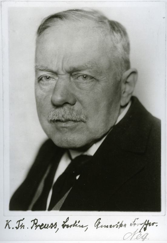 Porträt von Konrad Theodor Preuss