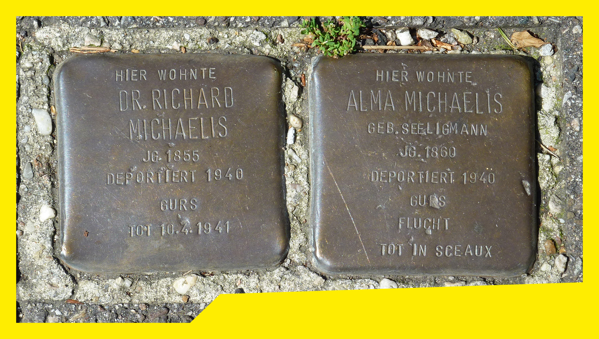 Reichsgericht 10_Richard_Michaelis_&_Alma_Michaelis_-_Stolpersteine_bearb.jpg Reichsgericht 10_Richard_Michaelis_&_Alma_Michaelis_-_Stolpersteine_bearb.jpg