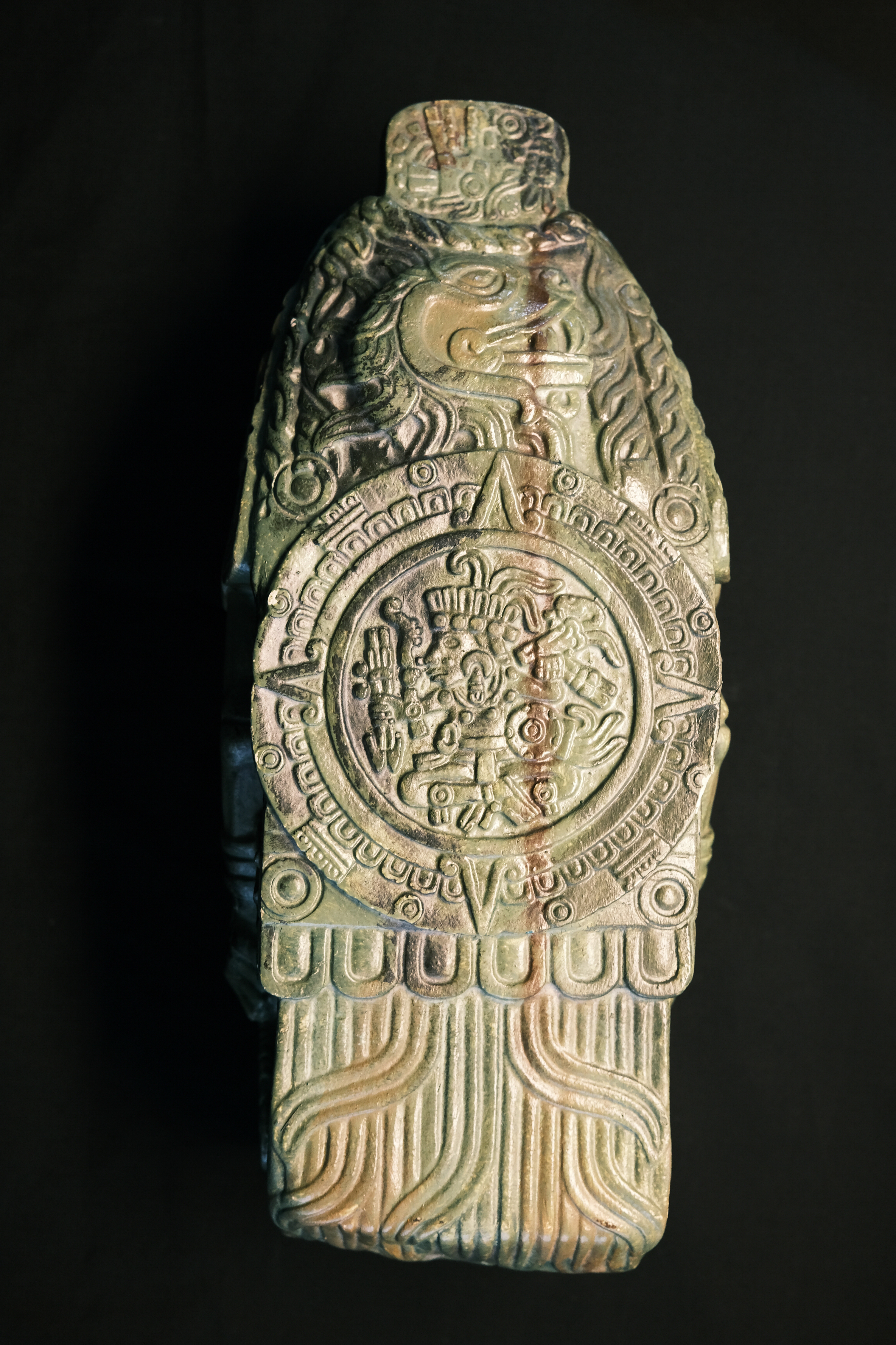 Rear view, copy of a Central Mexican figure: Tlahuizcalpantecuhtli.