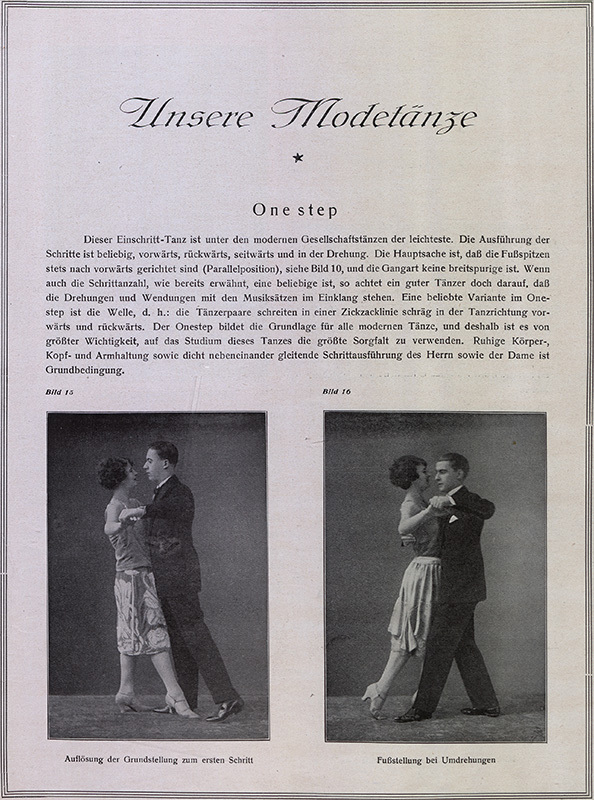 Die Beschreibung der modernen Tänze - Der Gesellschaftstanz und seine Entwicklung bis 1927 - Seite 11