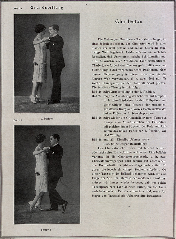 Die Beschreibung der modernen Tänze - Der Gesellschaftstanz und seine Entwicklung bis 1927 - Seite 16
