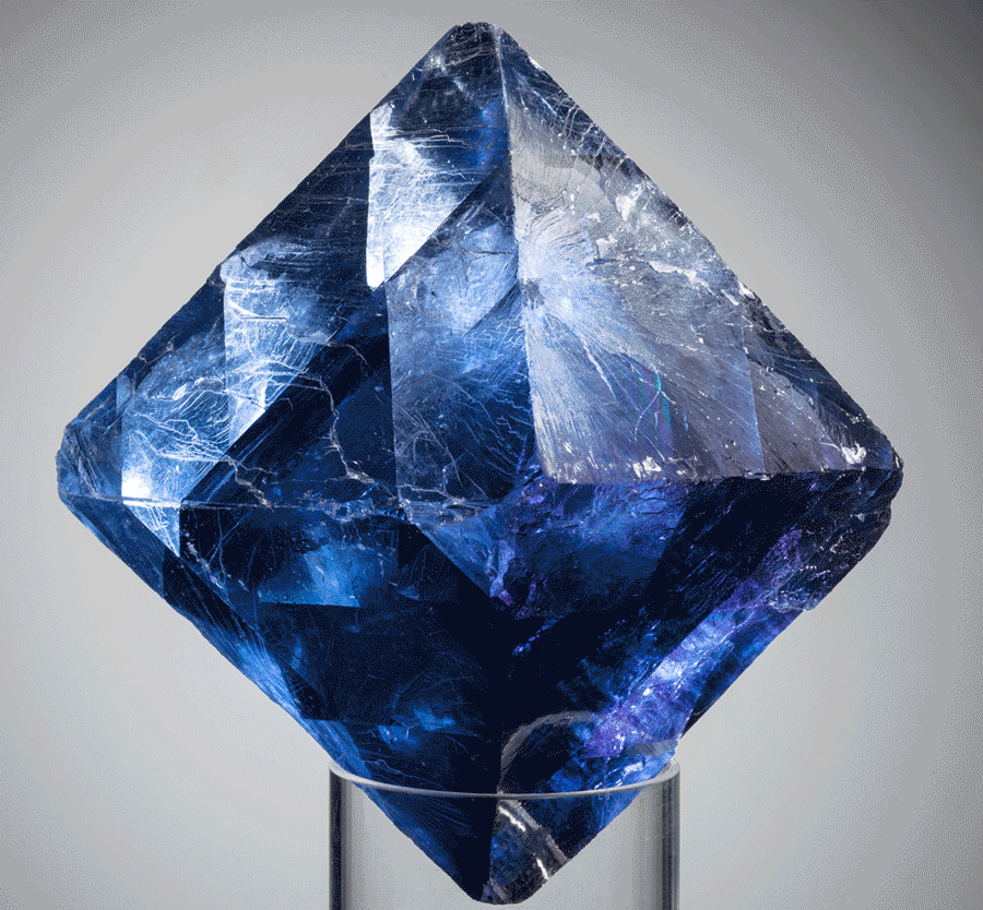 3D-Darstellung des Fluorit-Spaltoktaeders